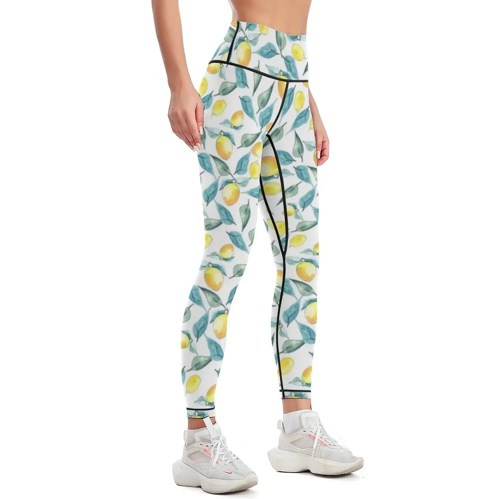 Lemon Leggings Sportswear woman gym Legging sport harem pants fitness set gym Womens Leggings