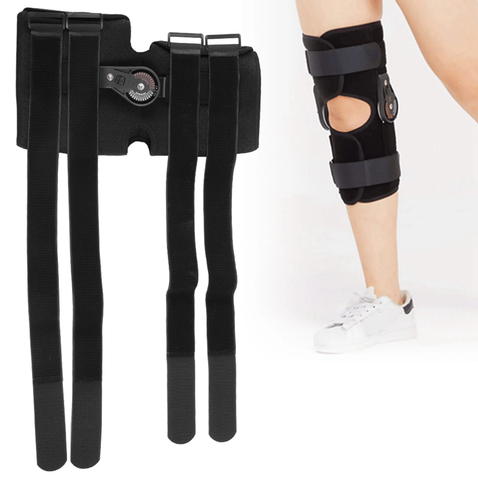 Short Adjustable Knee Joint with Chuck  Ligament Injury Osteoarthritis Knee Protector Knee Orthosis Suppliers