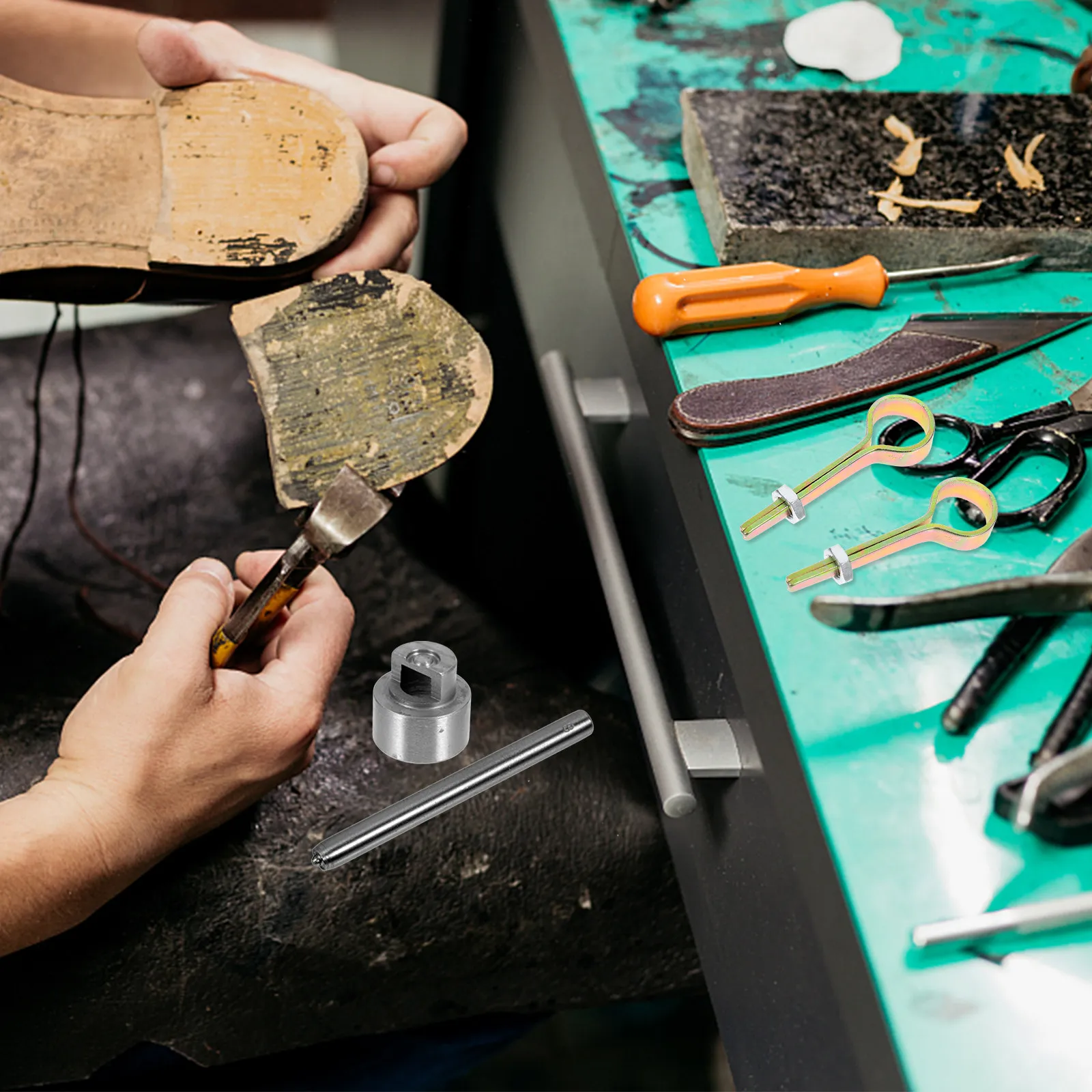 

Набор для ремонта люверсов: ручной инструмент для установки шнурков, легкий и портативный, для обуви, сумок, DIY-проектов, ремонта