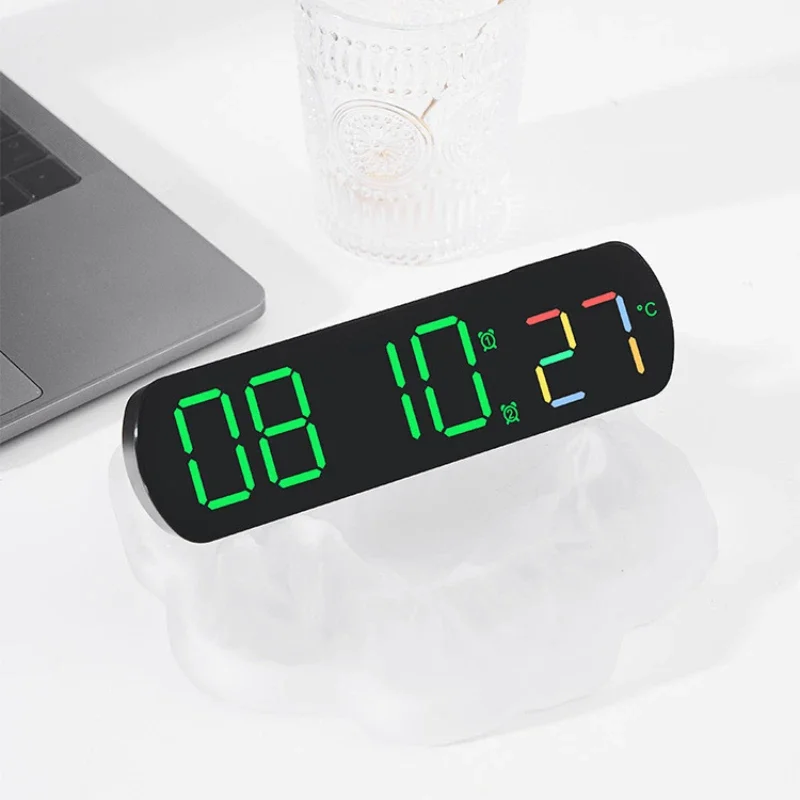 Xiaomi Youpin Digital Alarm Timer Uhr Temperatur Dual Alarm Desktop Tisch Uhr Nacht Modus 12/24H LED Uhr uhr Schreibtisch Hause