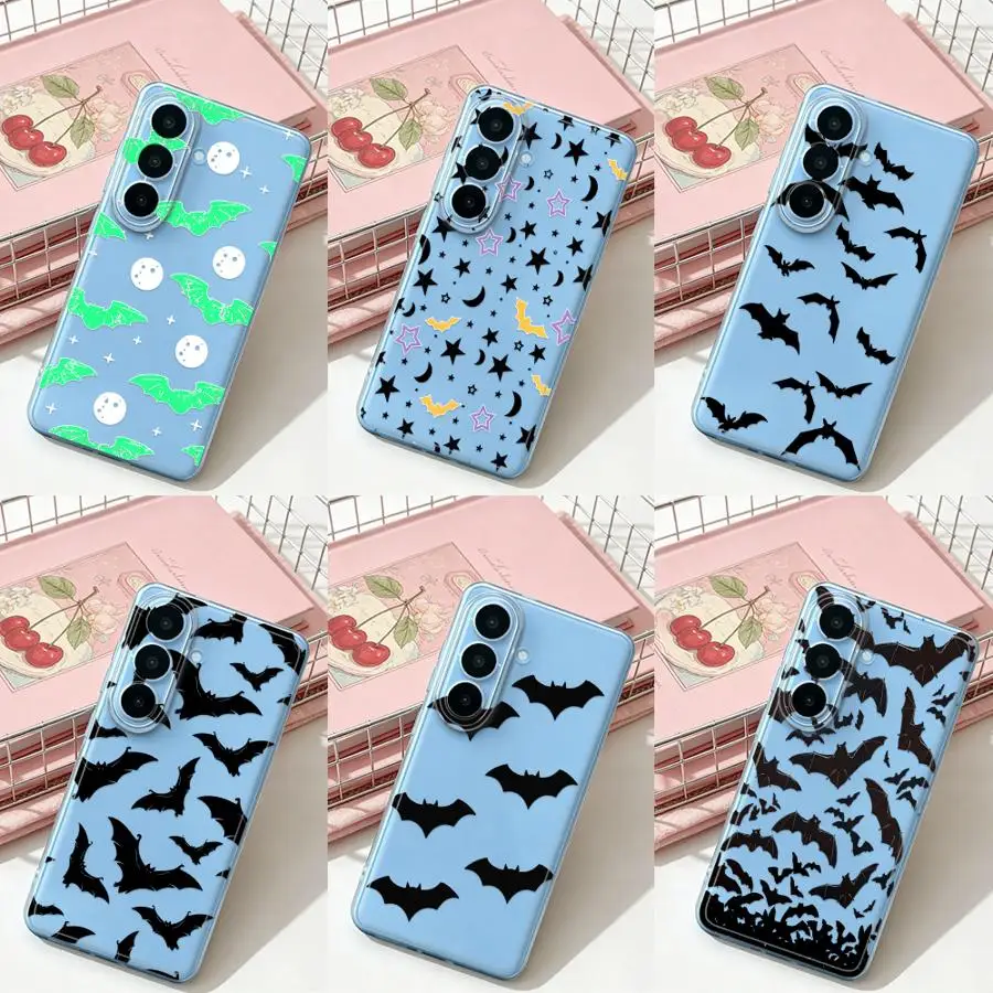 Bat Seamless Print Case for Samsung Galaxy A26 A24 A52 A31 A36 A13 A55 A23 A33 A52 A14 A16 A25 A57 Phone Cover A56 A27 A54 A15