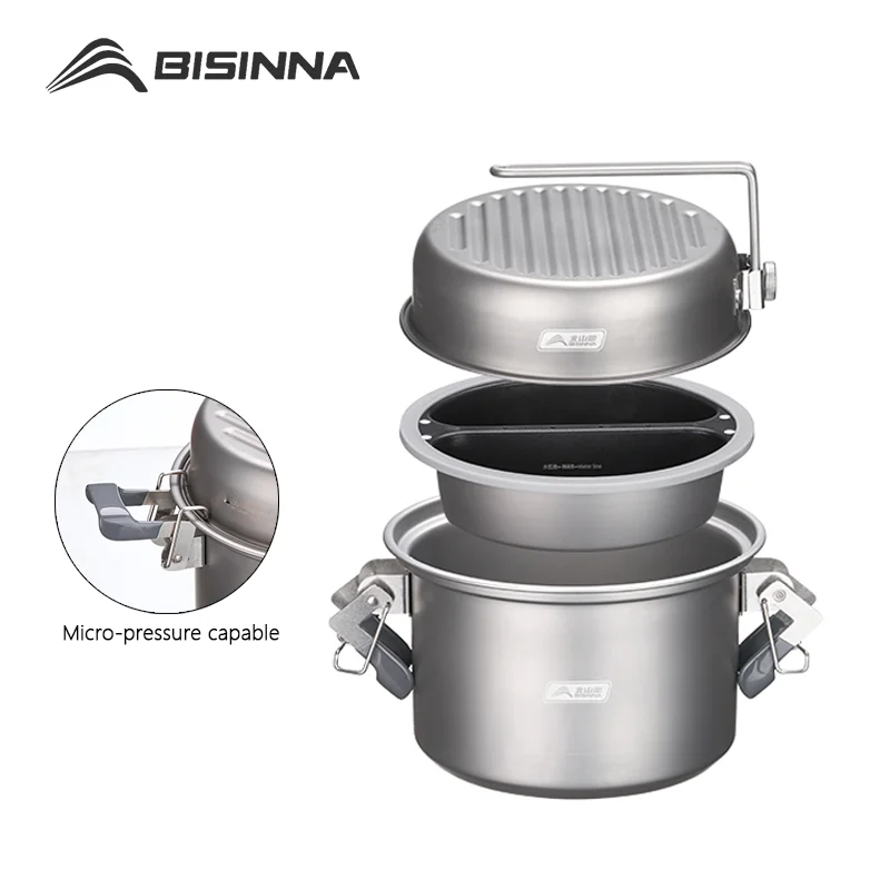 BISINNA BISINNA Micro Pressure Cooker Portable Multi-functional Outdoor Cooking Set for Camping Backpacking Travel Picnic - Aliexpress Deal
