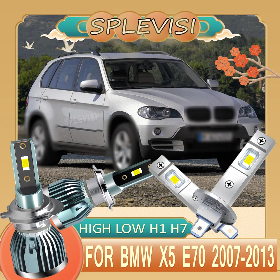 

Enhanced Night Vision headlight high low beam waterproof Easy to Install LED For Bmw X5 E70 2007 2008 2009 2010 2011 2012 2013