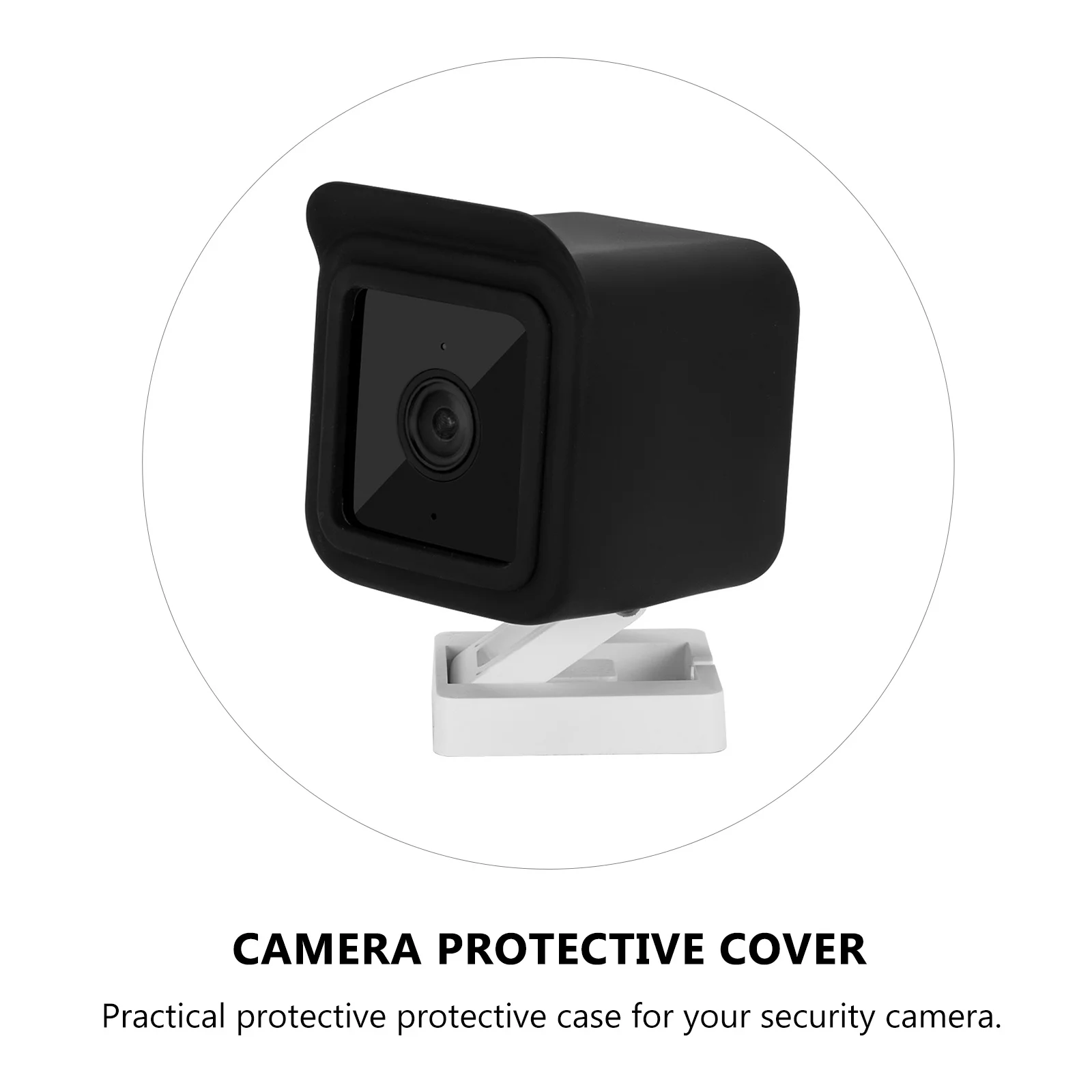 

Monitor Camera Protective Cover Shockproof Silicone Case Flexible Soft Easy Install Compatible Cam V3 Security Camera