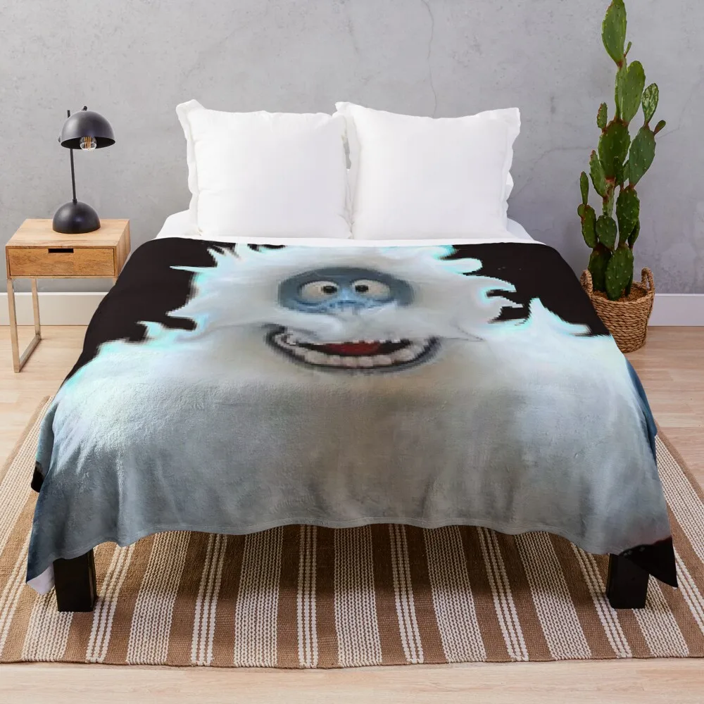 THE Abominable snowman Throw Blanket Furrys Sofa Blankets