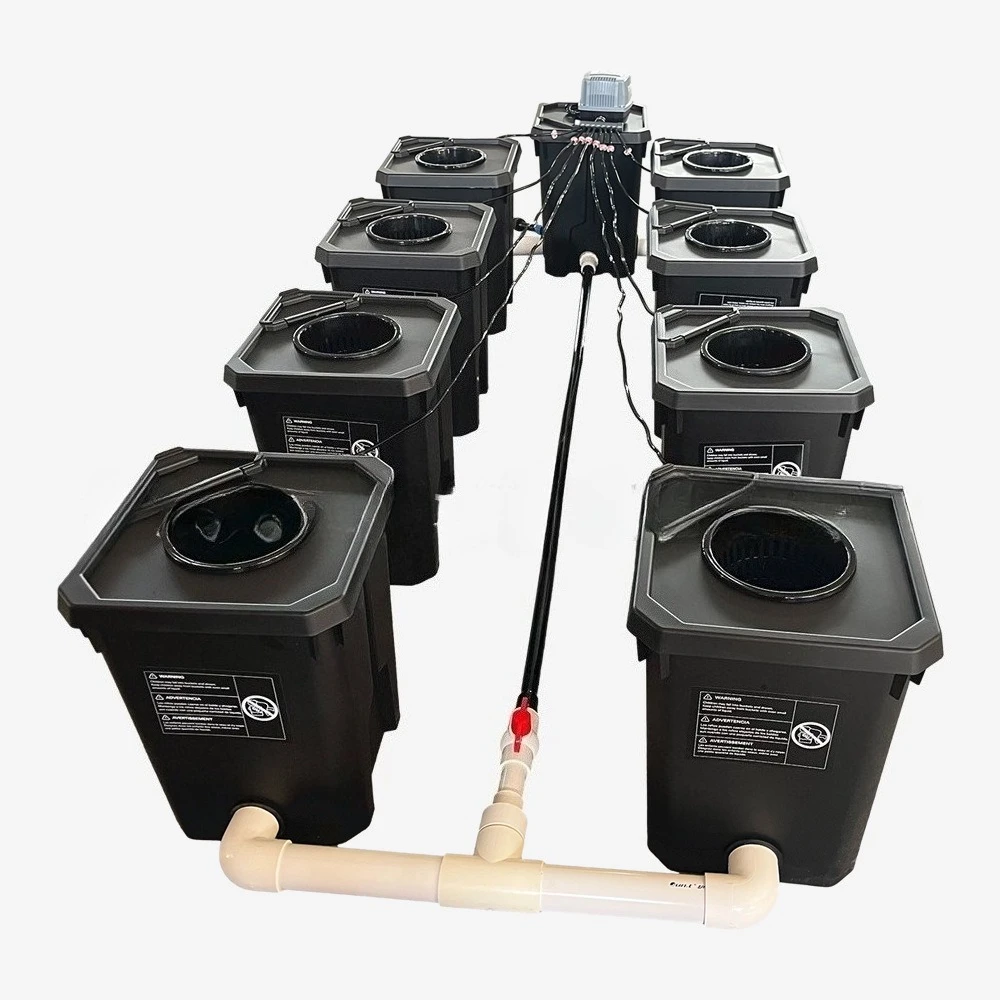 2025 أداة حديقة مائية للمنزل أوعية زهور دورة المياه بدون تربة ومزارعي PP أسود دلو هولندي عالي التحمل مربع داخلي