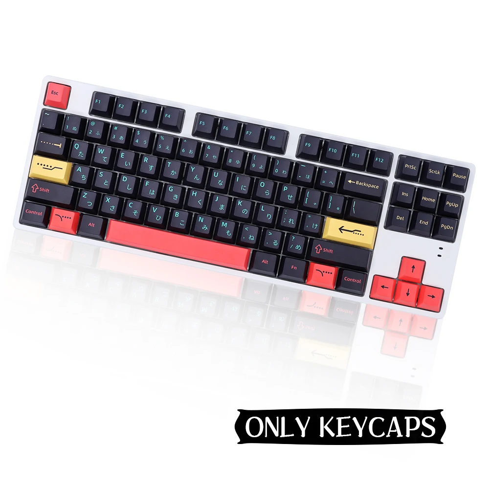 Metropolis personalizou keycaps cherry profile dye sub keycap para gmk cherry mx switch 64/68/87/96/980/104/108 teclado mecânico