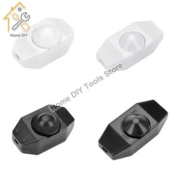 Hoge kwaliteit led dimmer schakelaar verstelbare controller knop 220v lampdimmer snoer schakelaar plug in tafel vloerlamp dimmen uit