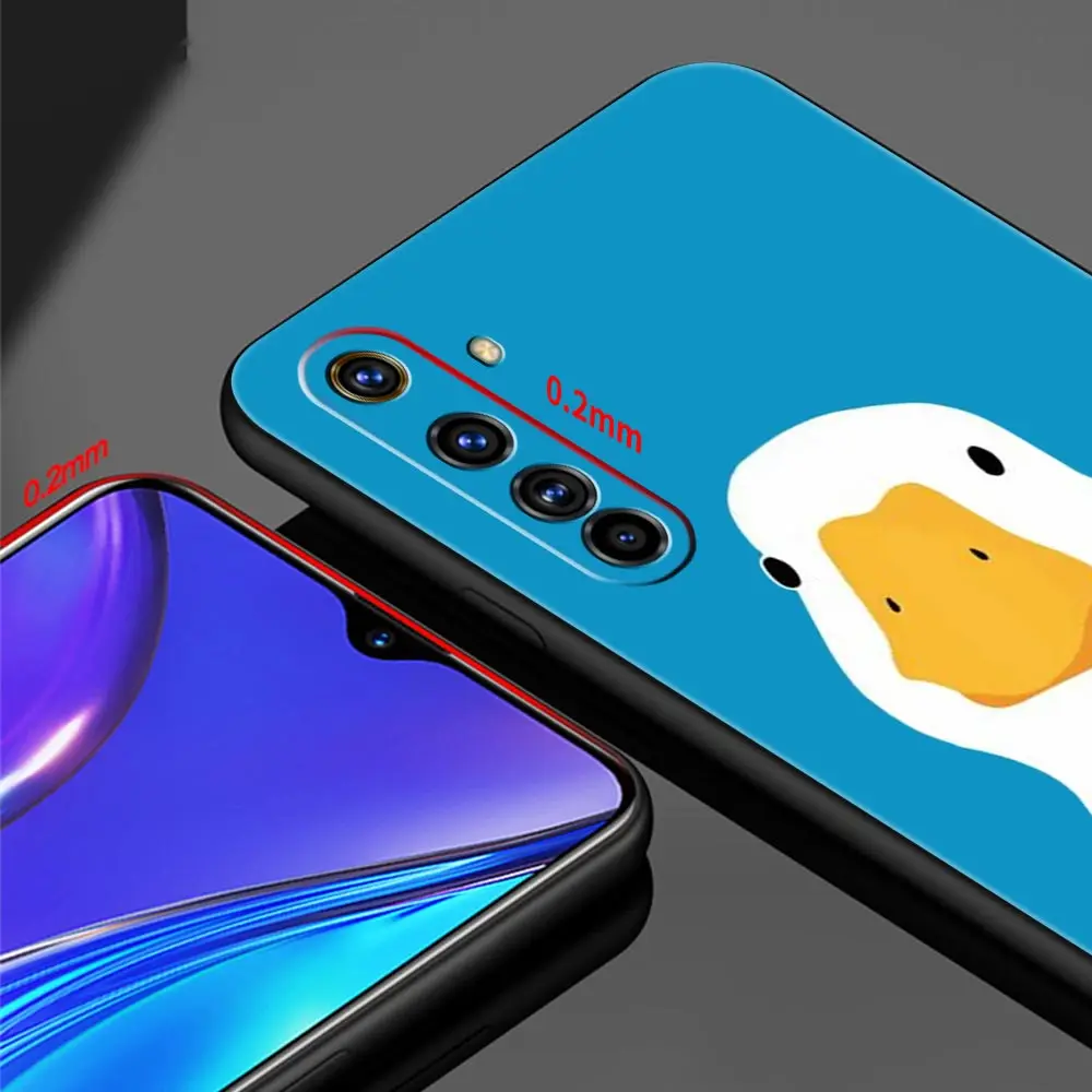 For Realme 10 9 8 5G 7 6 GT2 Pro Plus 9i 8i C21 C11 C25 C35 Cartoon Cute Goose duck Game Phone Case For Realme GT Neo 2 3T Cover