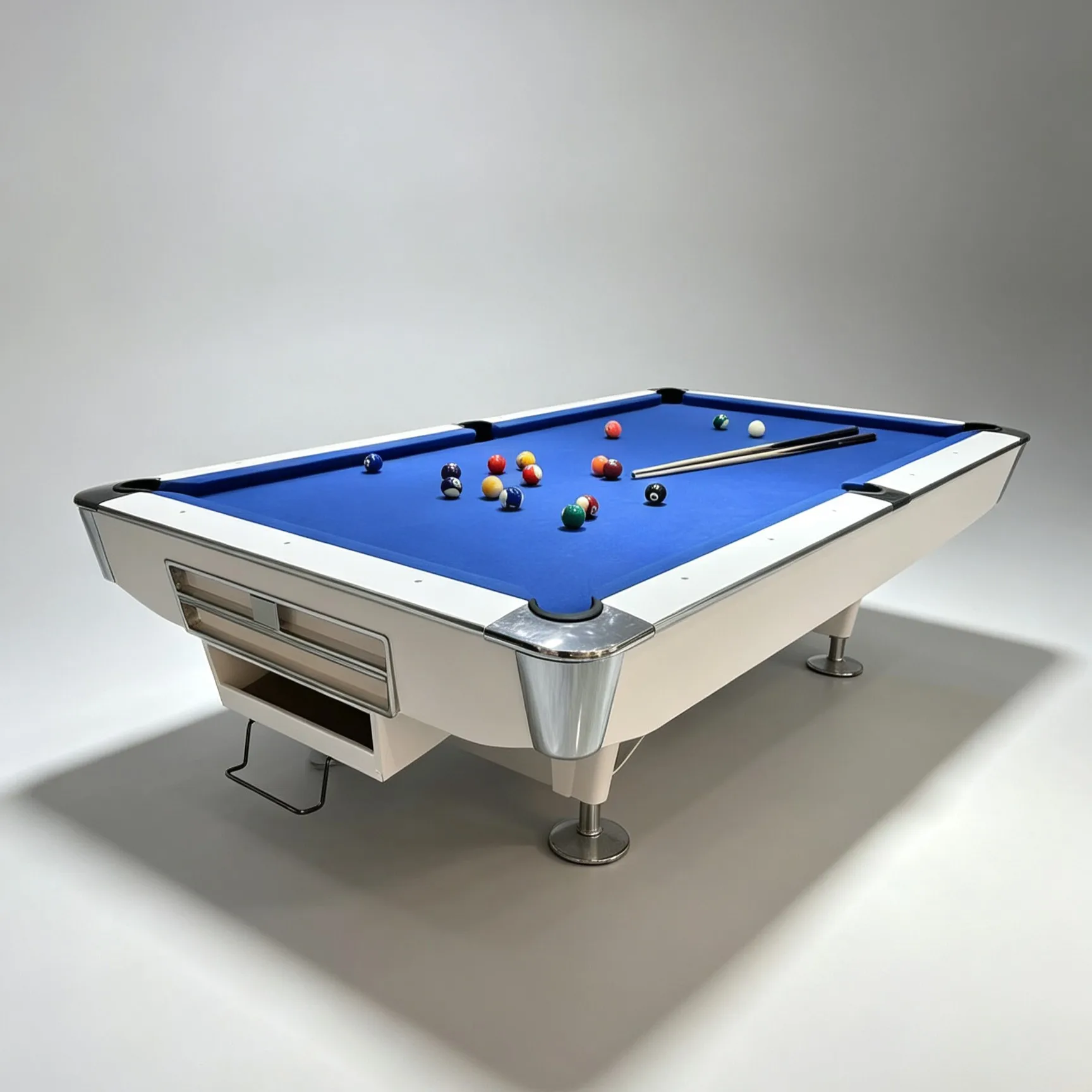 2026 Hot Selling 9FT 4th Generation Slate Pool Table Solid Wood Tournament Billiard Table Complete Accessories for Club Commerci