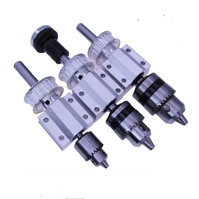 Woodworking Cutting Non-Powered Spindle Assemblies—DIY Woodworking Cutting Drill Chuck Sets—Small Lathe Accessories