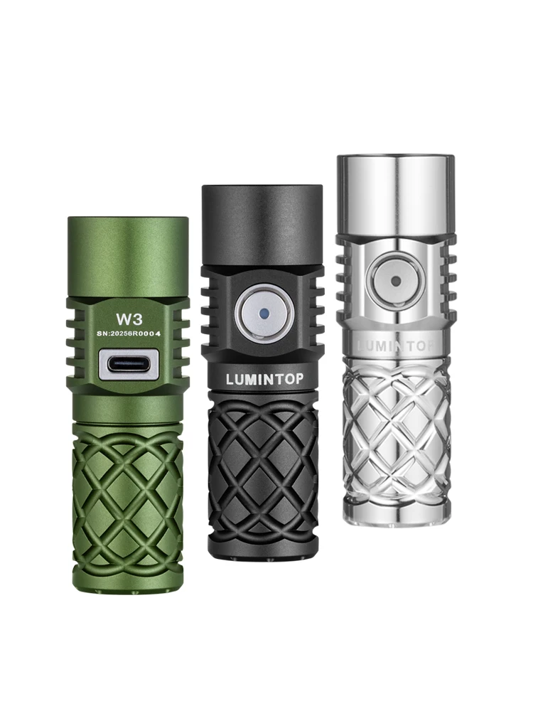 Latarka EDC LEP, lampa kempingowa LED, oświetlenie LED, akumulator litowo-jonowy 18350, mocna lampa z możliwością ładowania, wodoodporność 700M IPX8, latarka do namiotu na zewnątrz W3 — 2