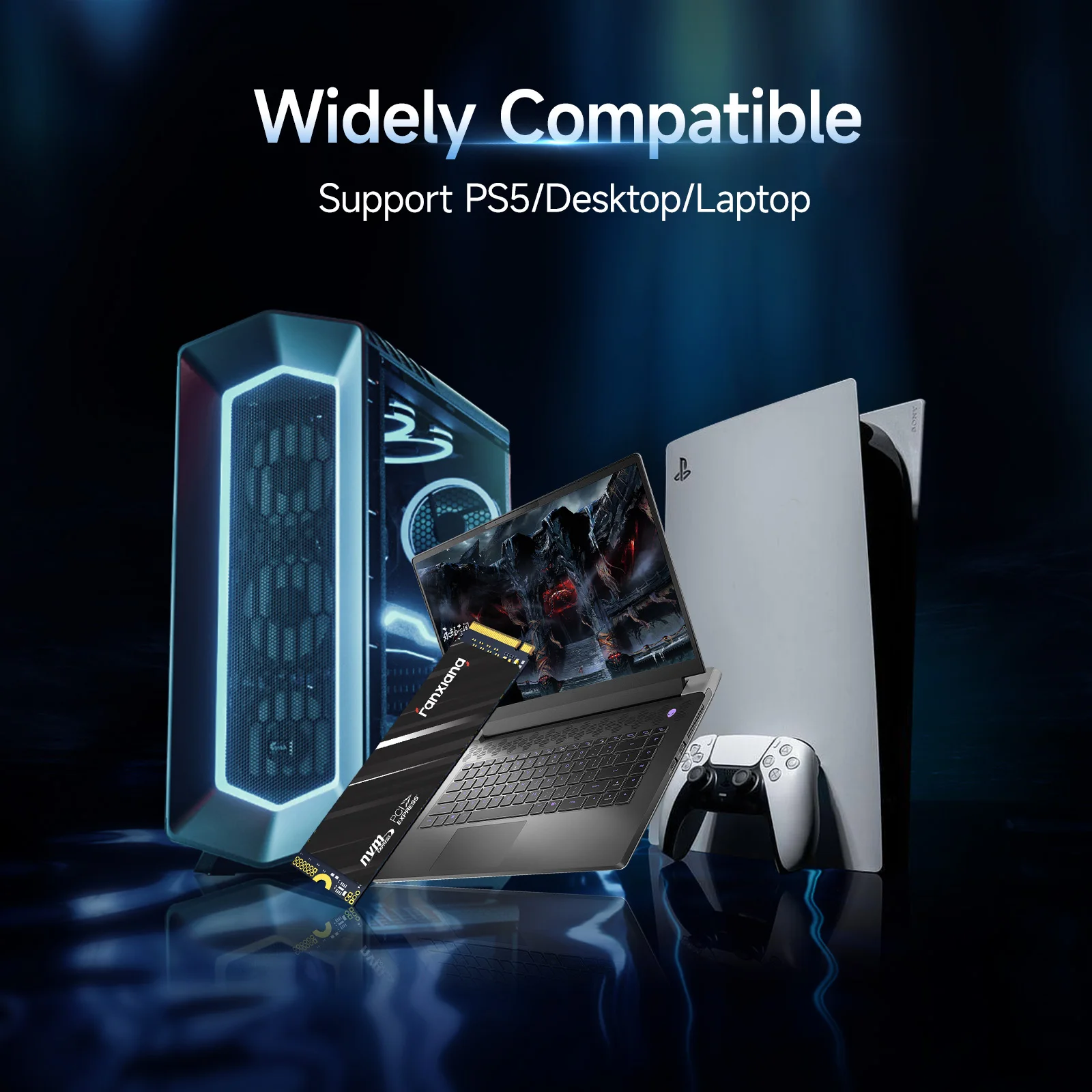 Fanxiang S690Q 4800MB/s SSD NVMe M.2 2280 PICE4.0 1TB 2TB Internal