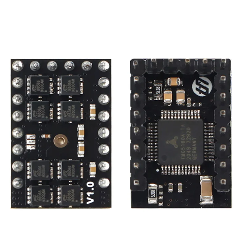 

Durable-1 комплект TMC5160 Драйвер шагового двигателя Step Stick SPI Драйвер шагового двигателя Детали 3D-принтера высокой мощности, 1 комплект шагового двигателя TMC5160