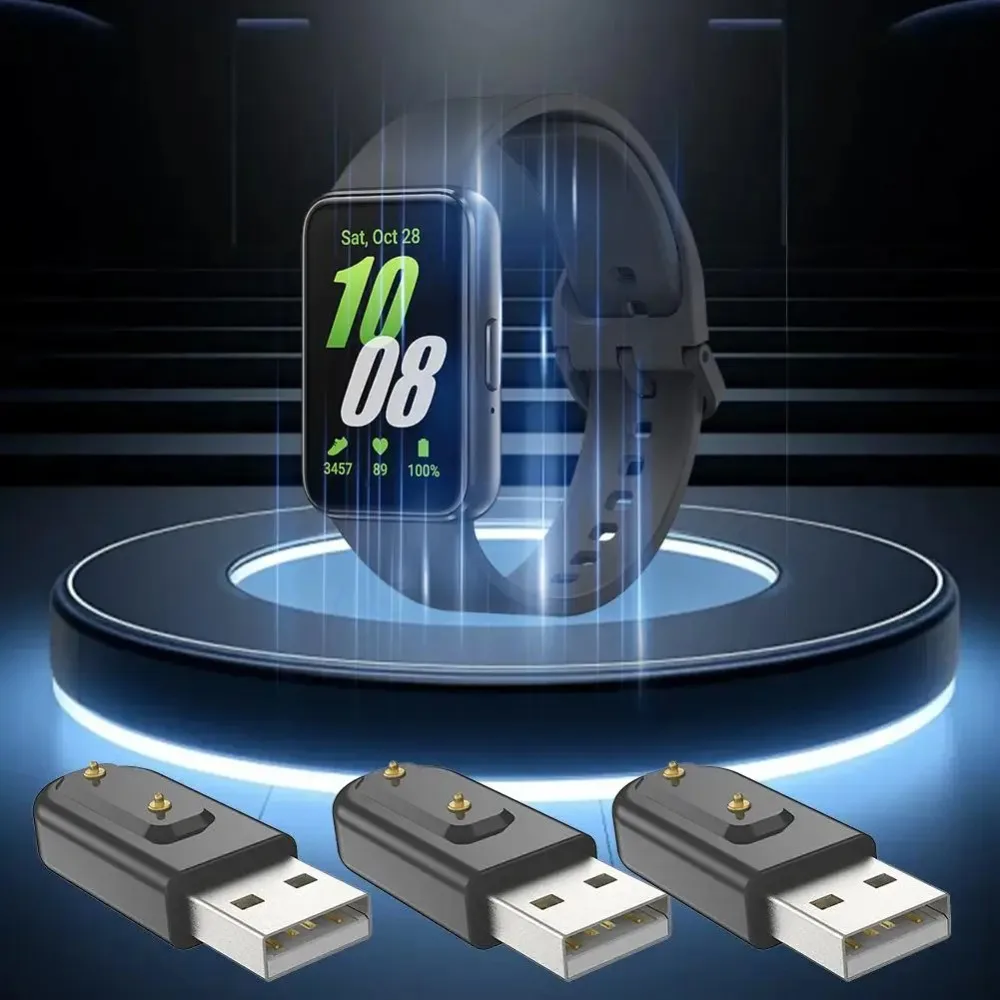 

New Mini USB Charger Dock Adapter Charger Smart Power Charge Holder Portable Watch Charging Dock for Galaxy Fit 3