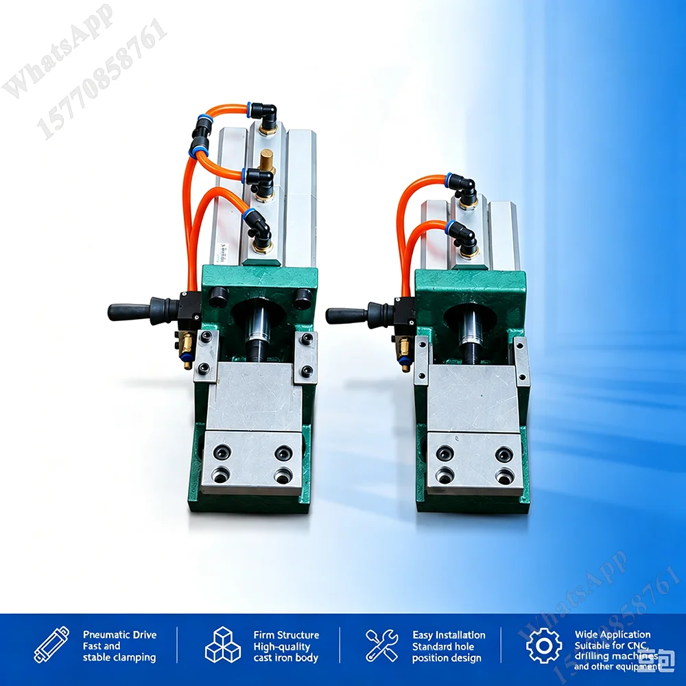 Quick pneumatic vise milling machine, flat jaw pliers, pneumatic fixture, working machine tool fixture