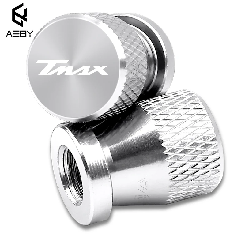 2 قطعة دراجة نارية سبائك الألومنيوم الإطارات عجلة تزيين أجزاء صمام الجذعية قبعات غطاء لياماها T-Max 500 TMAX 500 560 530 اكسسوارات #3