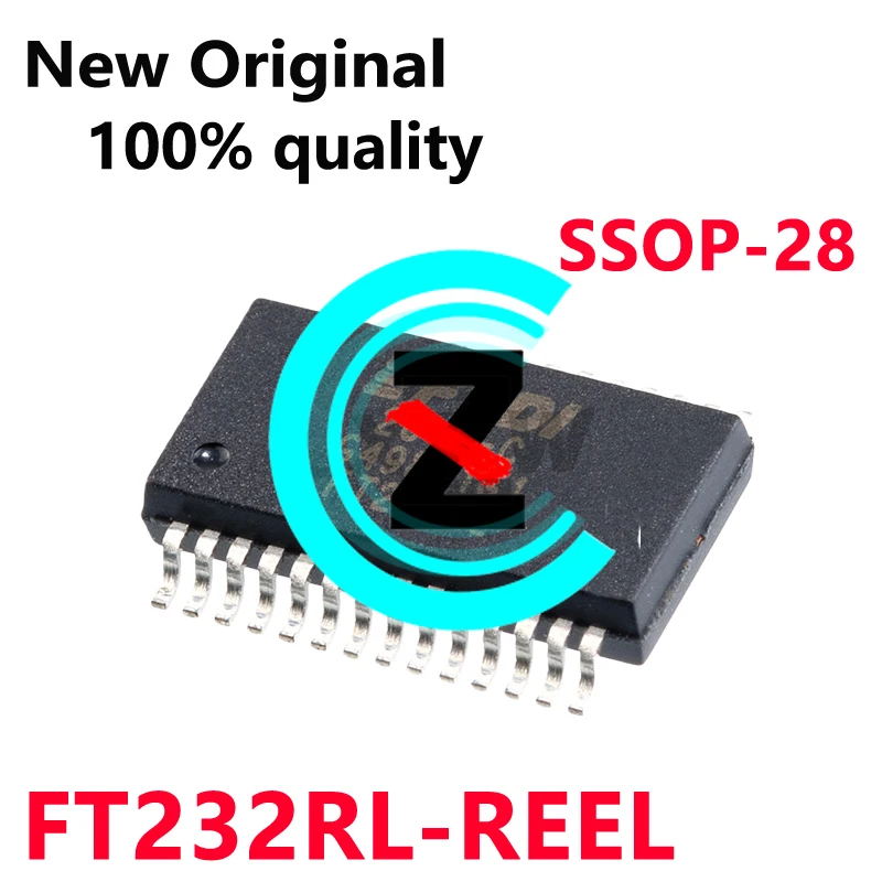 5-10/PCS New FT232RL FT232RL-REEL SSOP28 Bridge USB to UART chip In Stock