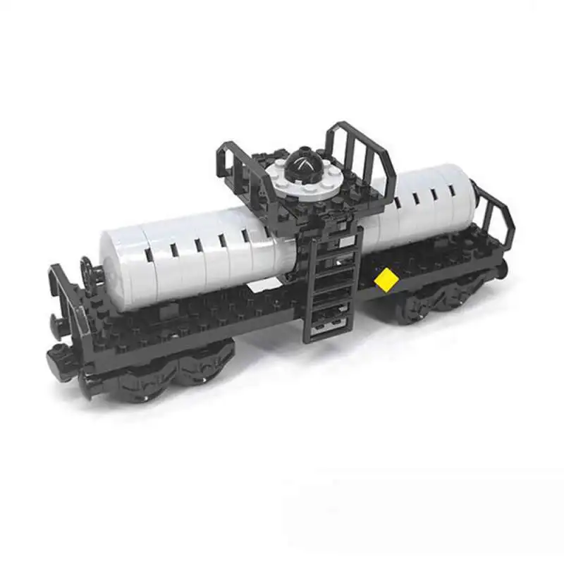 

Серия Stemedu City Train Track: Вагон-цистерна, совместимый с конструктором, железнодорожный состав