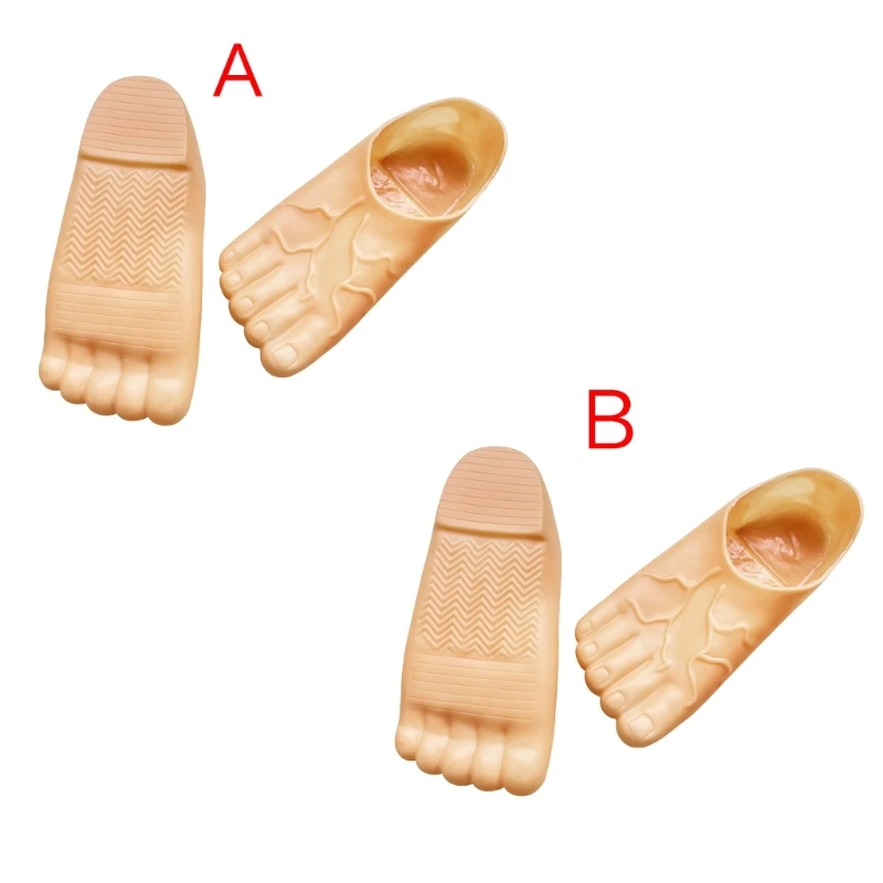 أحذية الهالوين التنكرية للحفلات التنكرية، أحذية قدم عملاقة واقعية