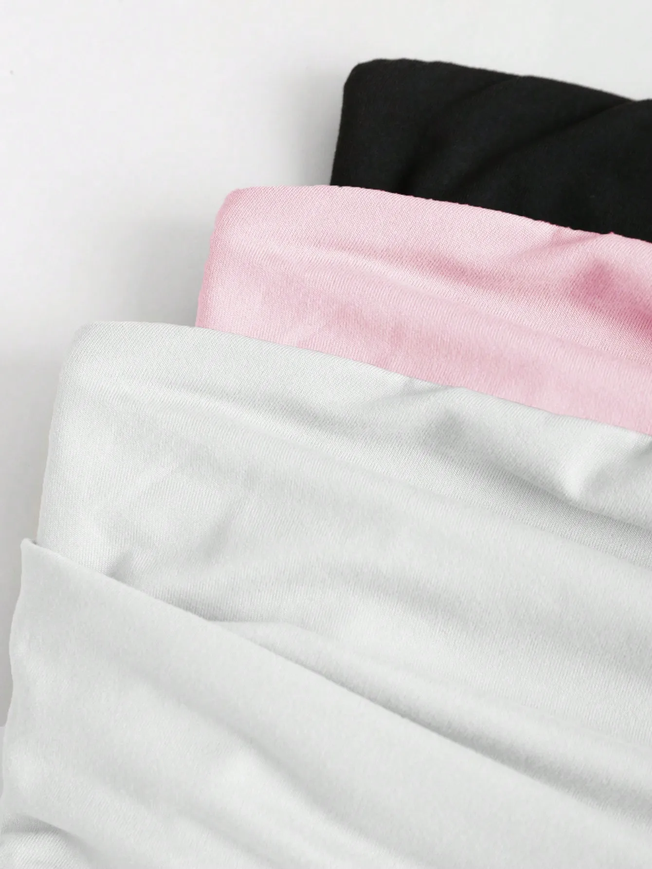 طقم توب نسائي كاجوال بظهر متسابق بلون سادة مكون من ثلاث قطع #4