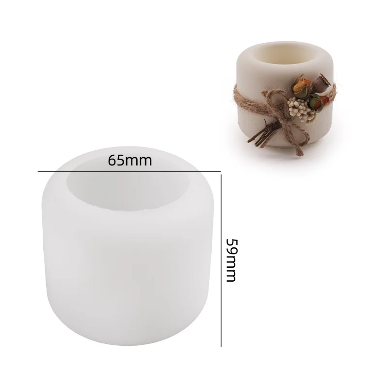 Glänzend gestreifte Kerze Tasse Silikon form DIY Aroma Kerze Tasse Vase Harz Form Schmuck Lagerung Desktop-Dekoration