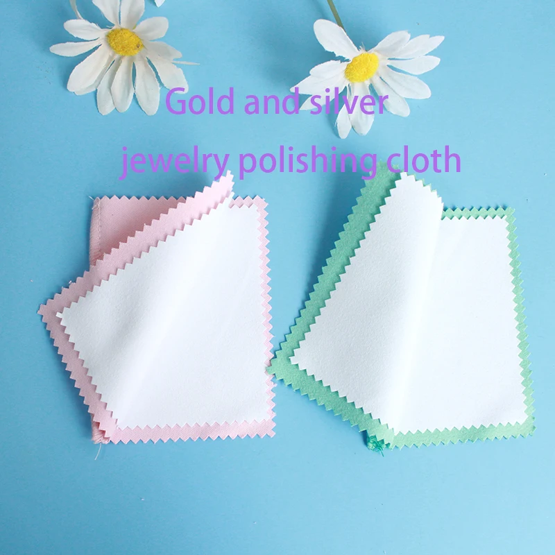 Page turning polishing cloth sterling silver jewelry cleaning deoxidized deerskin velvet gold silver jewelry maintenance