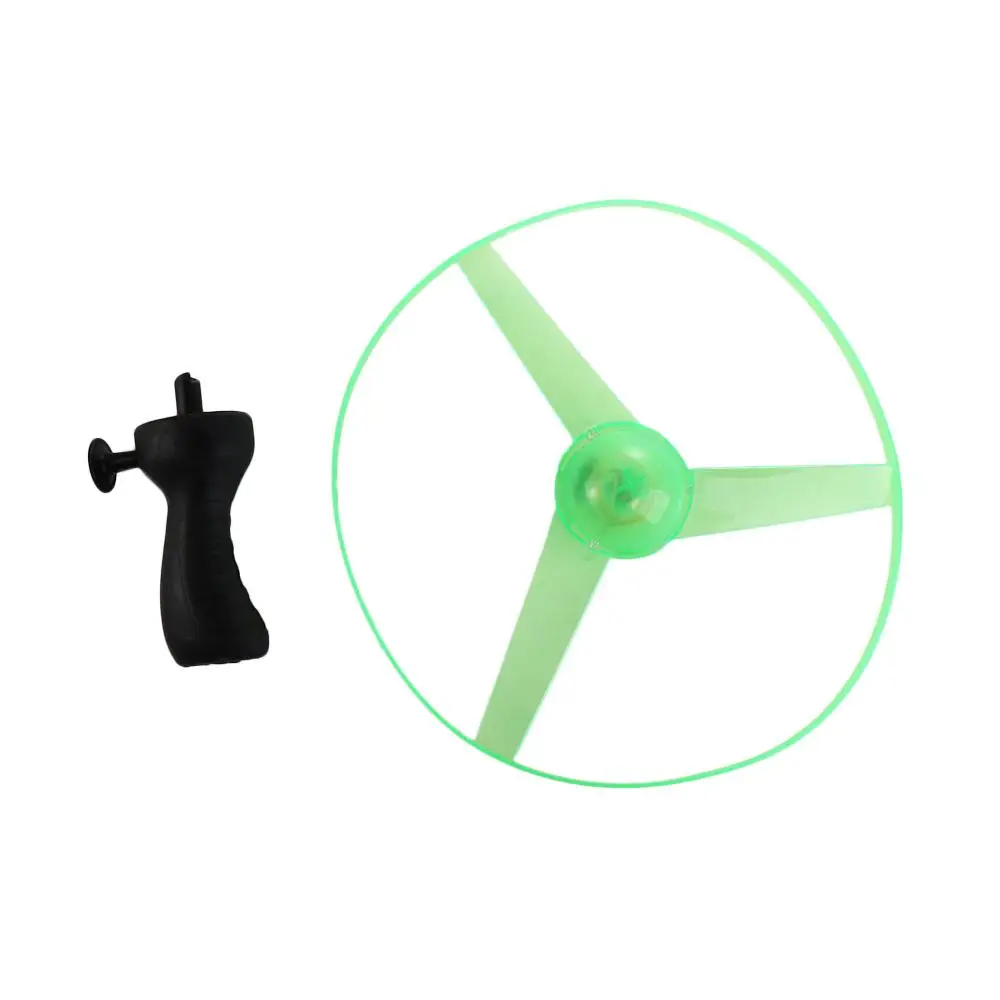 

Gyroscopes Rotating Aircraft Helicopter Spinning Top LED Flying UFO Propeller Helicopter Pull String Flying UFO