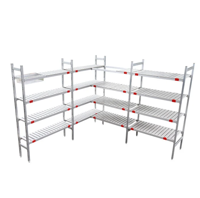 

Высококачественные стеллажи для холодной комнаты Heavy Dut, односторонняя стойка для супермаркетов, нержавеющая, прочная, изготовлена из металлического материала премиум-класса