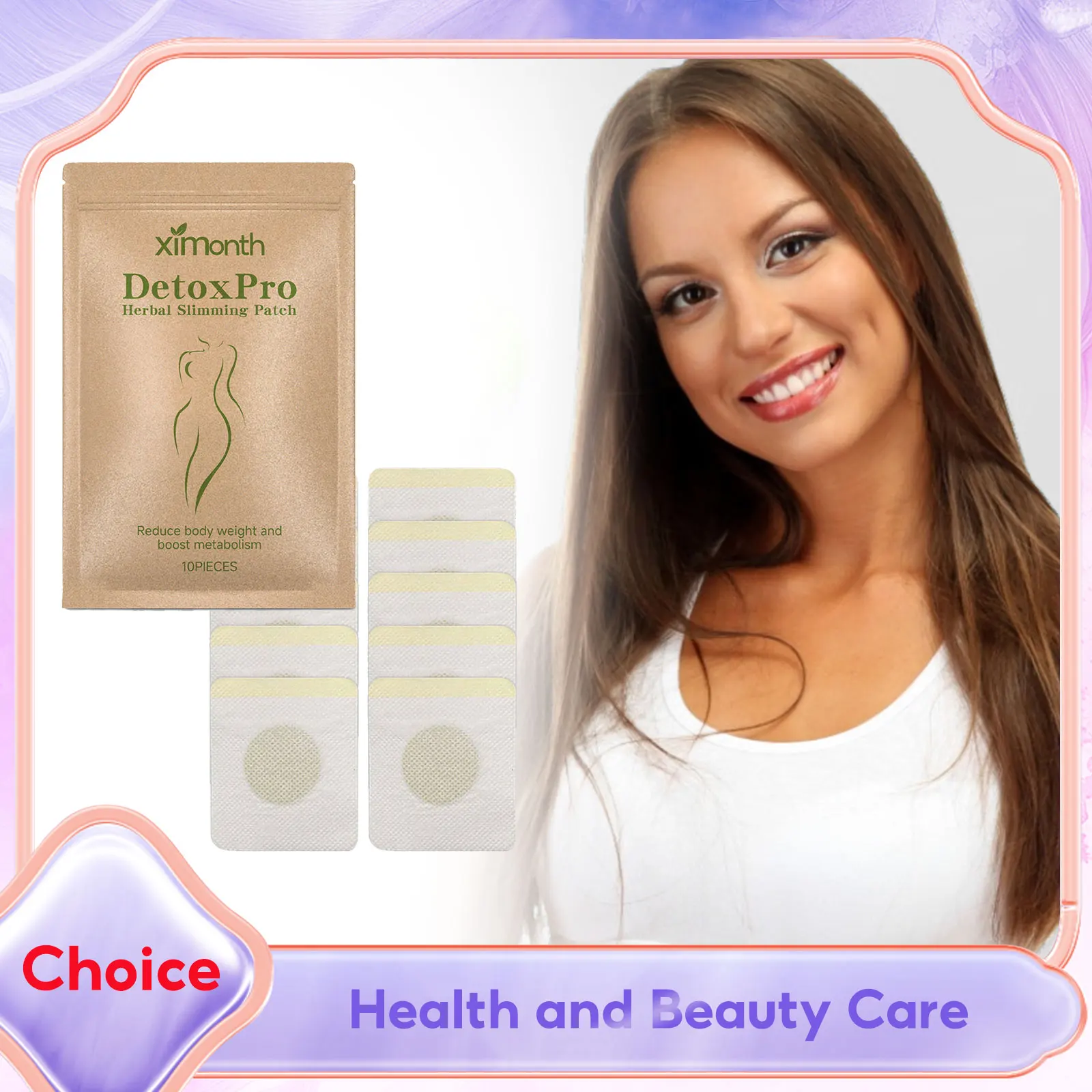 

Herbal Body Shaping Patches Fast Burning Fat Weight Loss Deep Detoxification Improve Gastrointestinal Health Slimming Body Patch