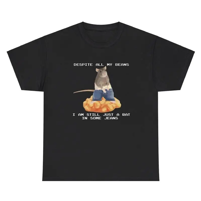 Despite My Beans, soy un rata en algunos jeans, camiseta con refranes divertidos, camiseta para amantes de los frijoles