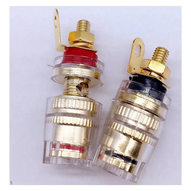 Audio Post Mounts 4Mm Crystal Binding Post Banana Plug Socket Connectors 10Pcs B