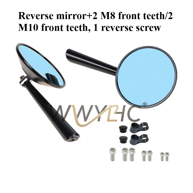 

Suitable for Motorcycle Modification Round Rearview Mirror, Electric Vehicle Calf N1/N1S Turtle, Reflective Rearview Mirror