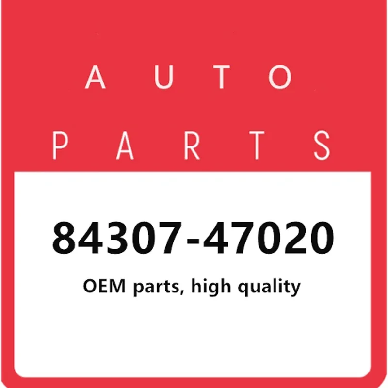 

Auto Parts Manufacturer Part Number 84307-47020 8430747020 for Toyota Prado 150 Yaris Prius 2010-2019 Angle Sensor Not Included