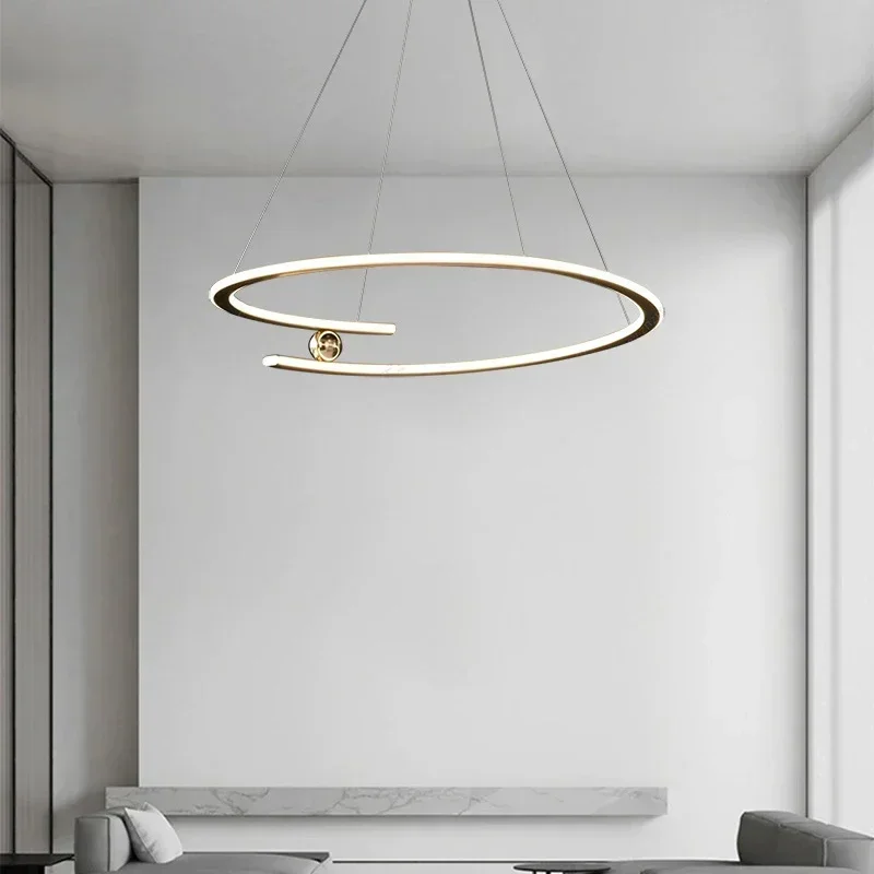 Modern LED Pendant Light, Luminária interior, Lustre, Sala de estar, Sala de jantar, Modelo quarto, Showroom, Decoração de casa