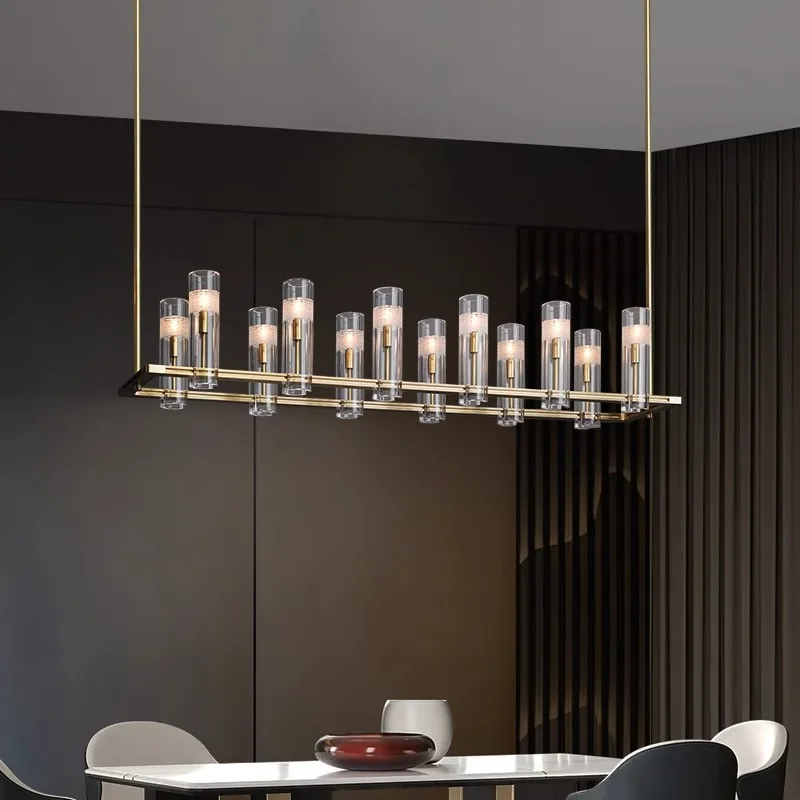 

Modern Minimalist Dining Kitchen Island Luxury Crystal Ceiling Pendant Lights Bedside Lighting Lamparas Lampa Home Decoration