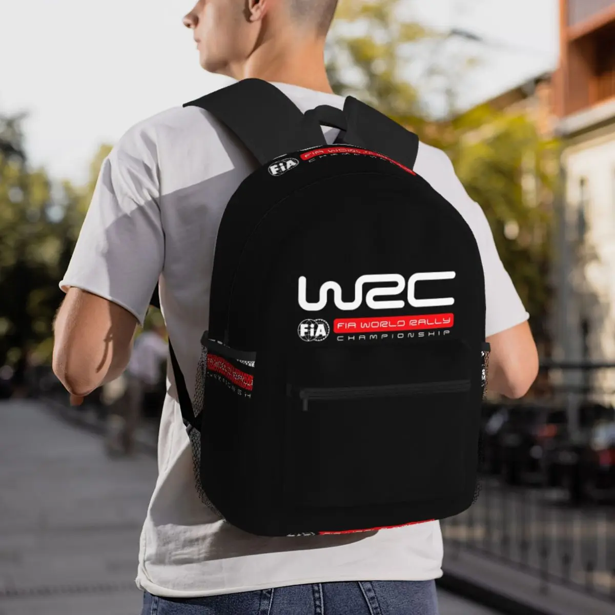 World Rally Championship WRC Backpack Student BookBag Children School Bag Laptop Shoulder Bags for Boys Girls