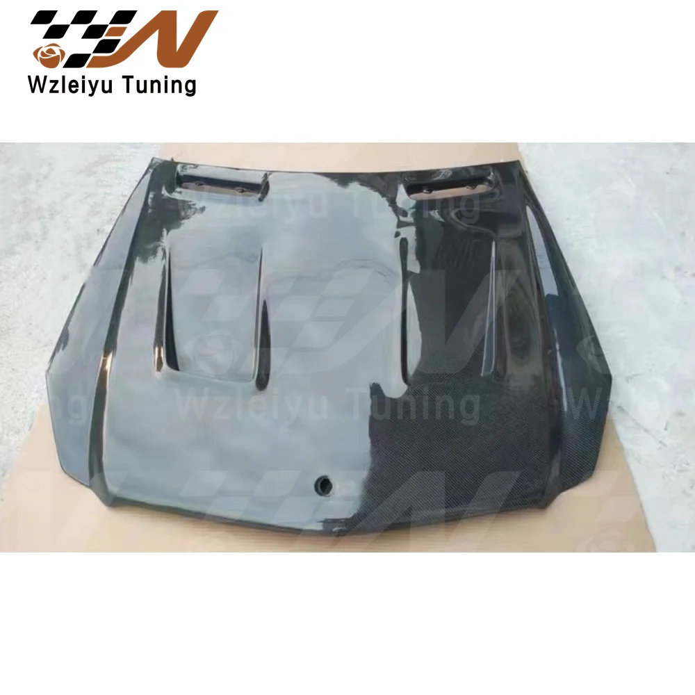 BS Style Carbon Fiber Front Hood Bonnet Fit For Benz R230 SL Class High Quality Fitment