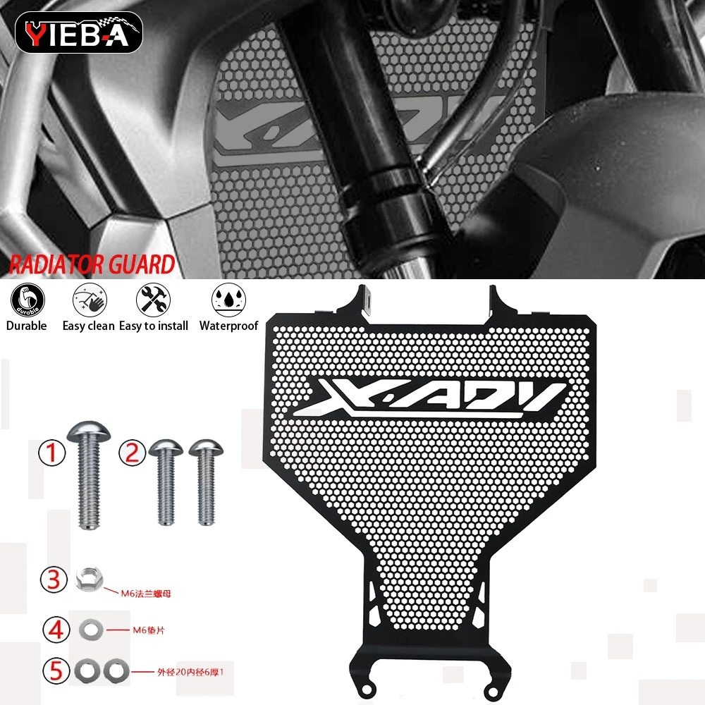 

2025 XADV750 Motorcycle Radiator Grille Guard Cover Protection Protector For HONDA X-ADV750 X ADV XADV 750 2021 2022 2023 2024