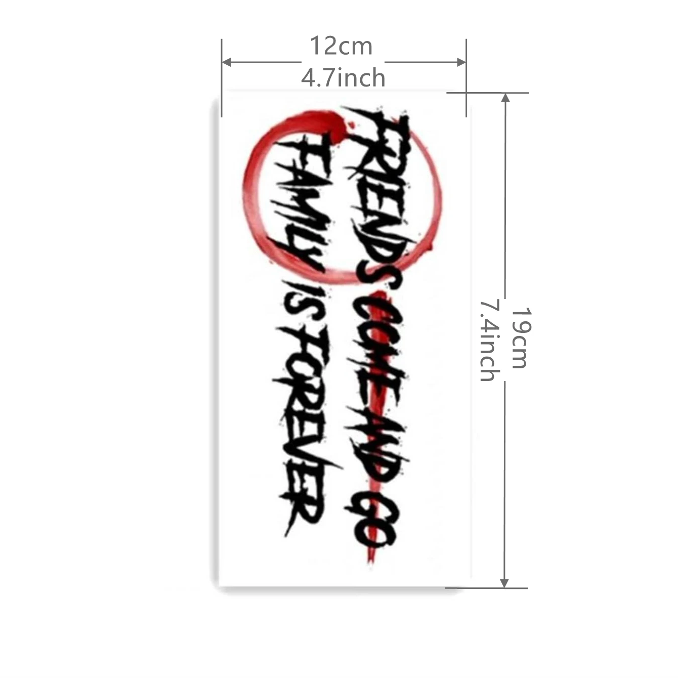1 Sheet Arm Tattoo Sticker Waterproof Lasting Temporary Tattoo