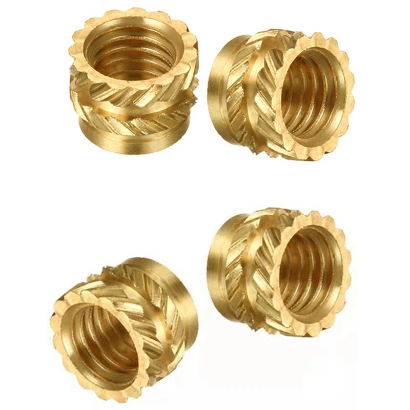 Hot 50Pcs 3D Printing Model Insert Nut, Knurled Brass Nut, Injection Molding Insert Nut For 3D Printer Voron 2.4 Etc