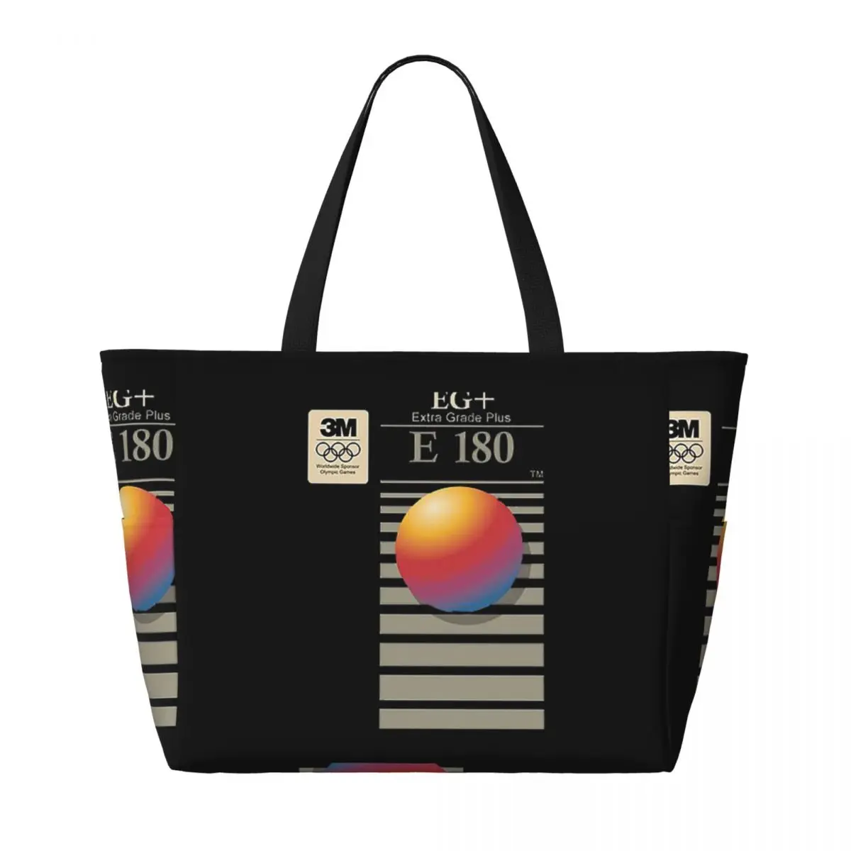 VHS Scotch E180 Пляжная большая сумка Спортивная сумка для занятий йогой в тренажерном зале Большая большая сумка Женская дорожная сумка Сумка для фитнеса