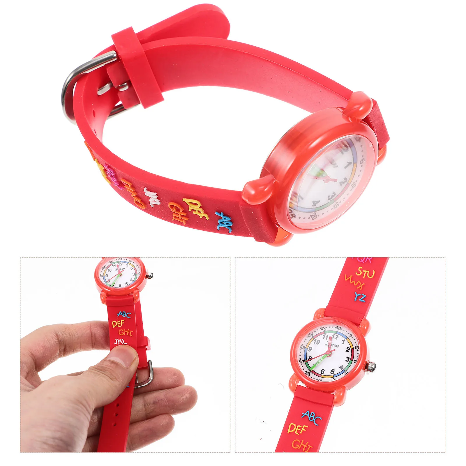

3D Cartoon Wrist For 'S Lightweight Alloy Decorative Adorable Watch Bright Color Smooth Surface Cute Design