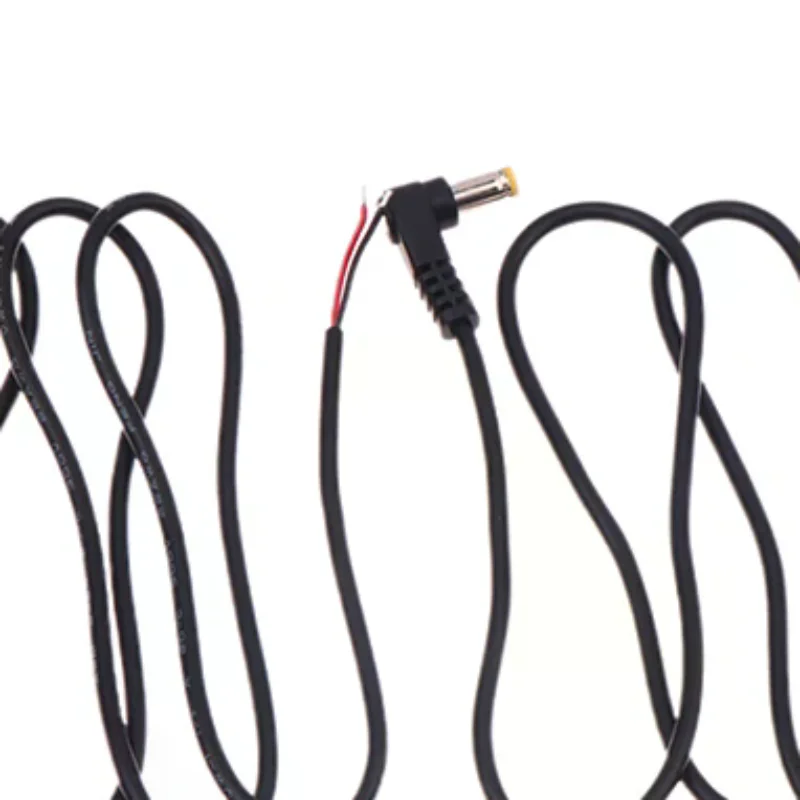5.5 X 2.1mm/2.5mm Right Angle DC Power Cable DC Male Plug Power Connector Plug Connector Extension Line