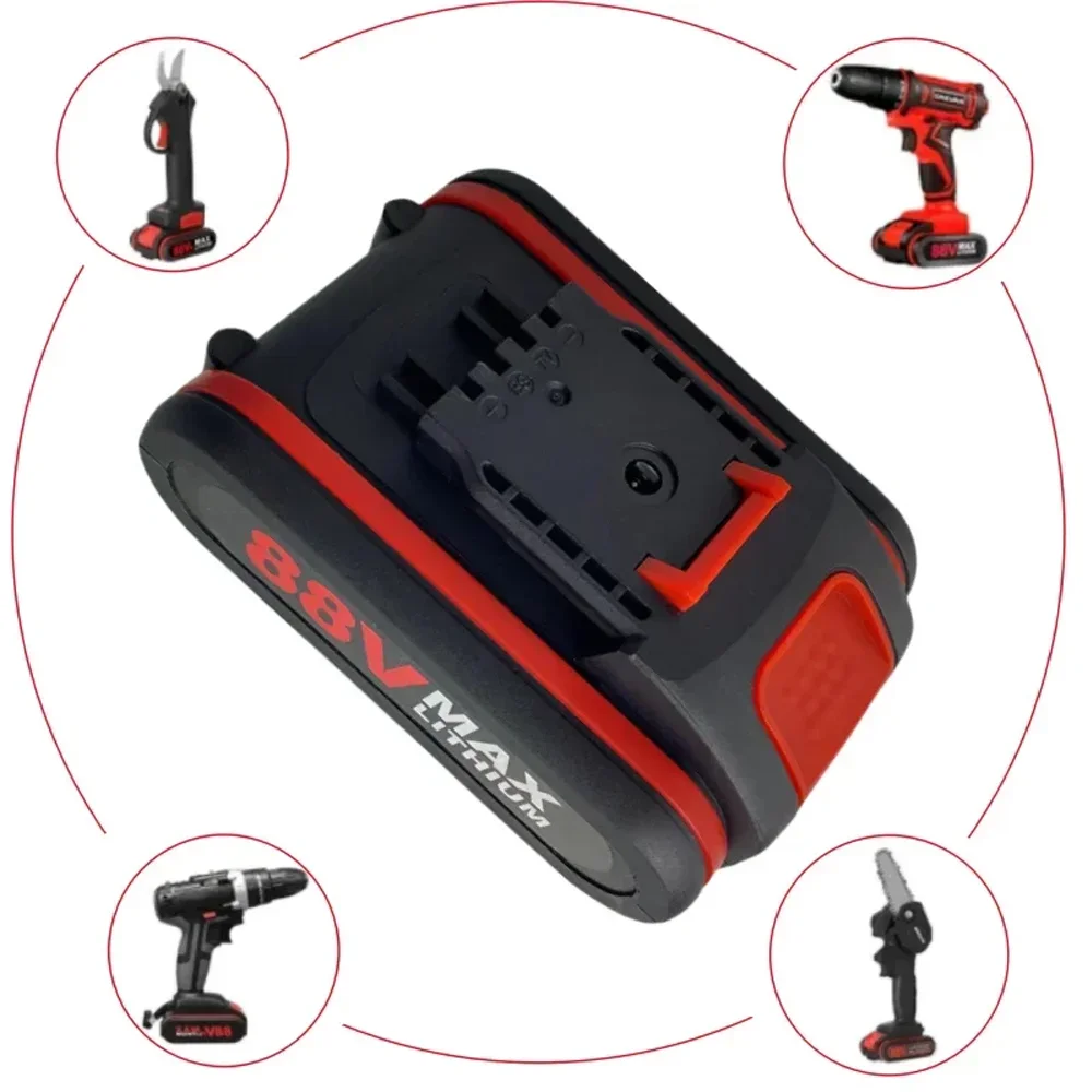New upgraded 88V Rechargeable Li-Ion Battery for Electric Saw Wrench Cordless Reciprocating Saw for 21V 36VF 48VF Worx Battery