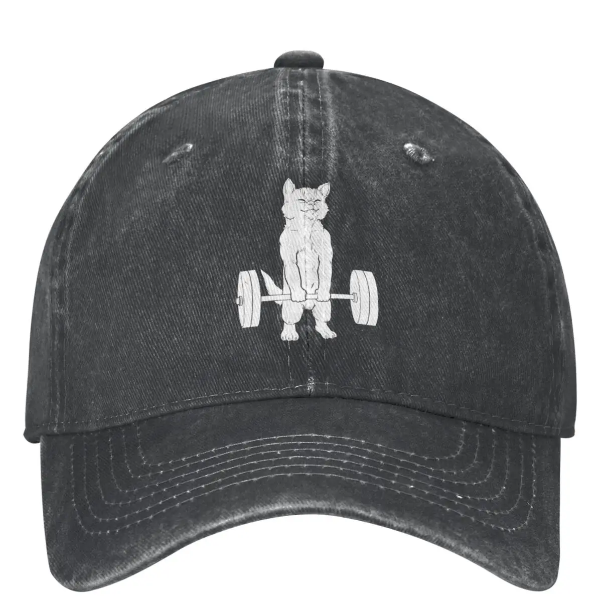 

Cat Deadlift Powerlifting Baseball Cap Classic Cat y2k Retro Men Adult Hip Hop Dad Hats Sun Visors Running Hippie Snapback Cap