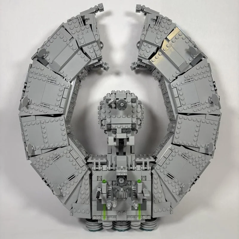 1469 Uds. MOC construcción alternativa Lucrehulk clase estrella modelo juguete de construcción bloques construcción regalo de Navidad montar ladrillo DIY niños