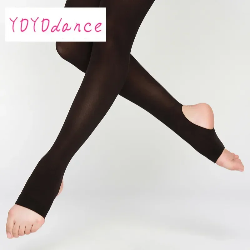 Nuove donne collant staffa danza leggings da donna collant per adulti calza da ballerina professionale per danza classica