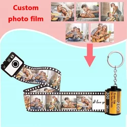 Keychain Customized Gift 10pcs Photos for Girl Memory Film DIY Photo Albums Anniversary Birthday Valentine's Day Bag Pendant