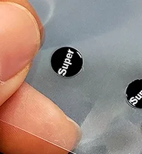 

1 Pack Glass Mouse Skates DIY Universal Dots Mouse Feet Pads Sticker for Gaming Mouse Anti-Slip Pad